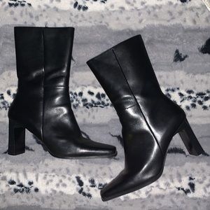 MADELINE Pixiestix Heeled Leather Boots — 9.5